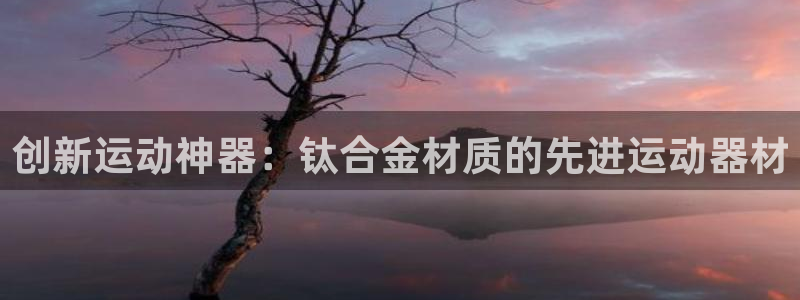 意昂体育4招商:创新运动神器:钛合金材质的先进运动器材