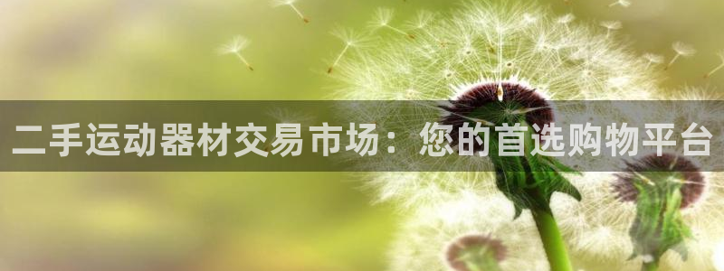 意昂体育4平台注册流程视频:二手运动器材交易市场:您的首选购
